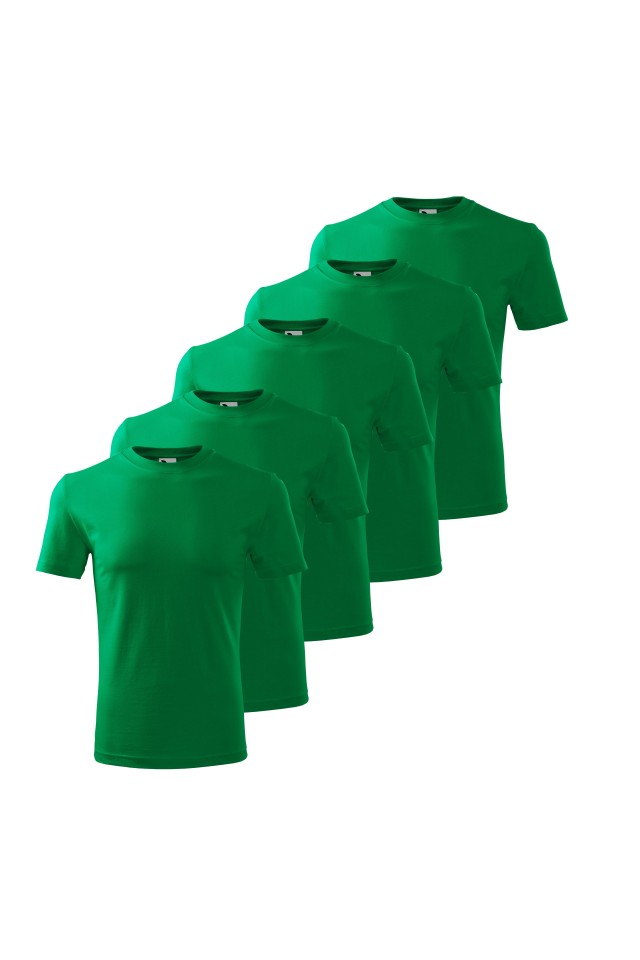 residue Countless arch Set 5 tricouri pentru copii, Verde mediu, P72-16X5